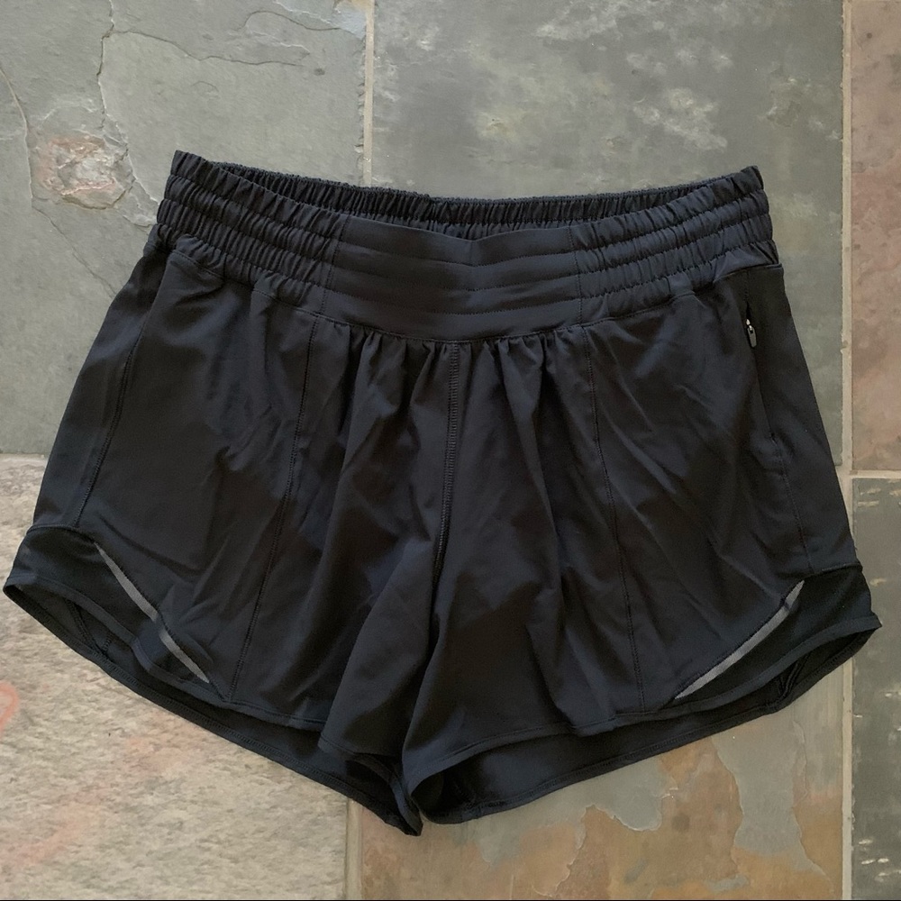 Lululemon Black Hotty Hot Shorts